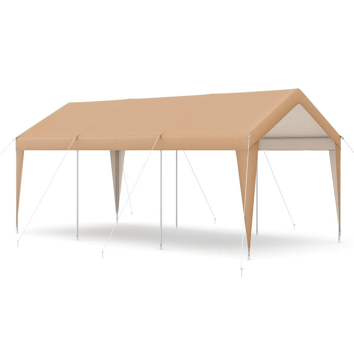 SlickBlue SlickBlue 10 x 20 ft Yellow Carport without Sidewall — product photo