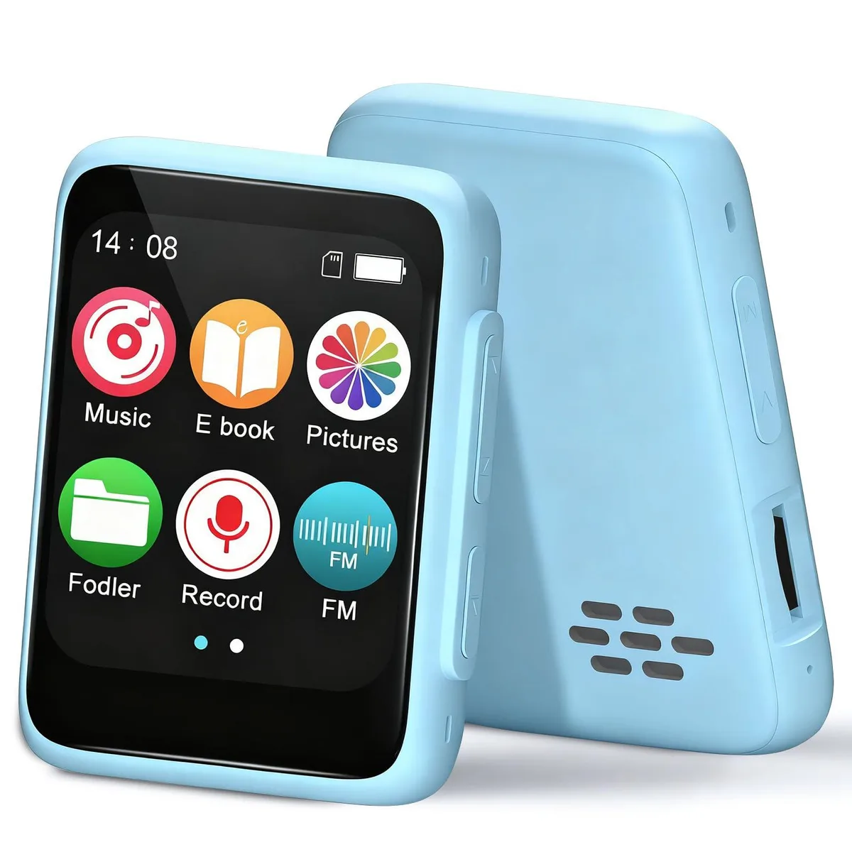  VANSING D3 MP3 Player 32GB Blue 2.01in OLED Touch Bluetooth 5.3 — product photo