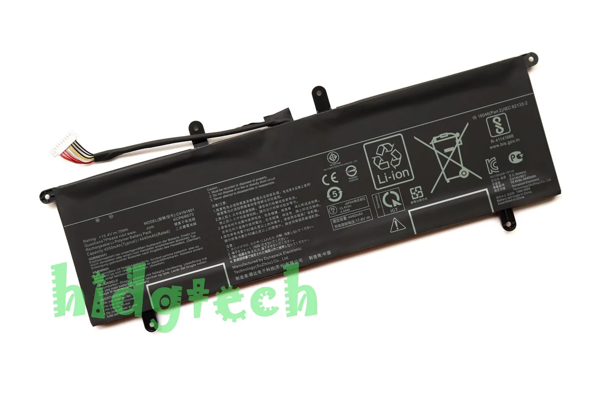 Beisite Beisite C41N1901-a 15.4V 70Wh 4550mAh laptop battery — product photo