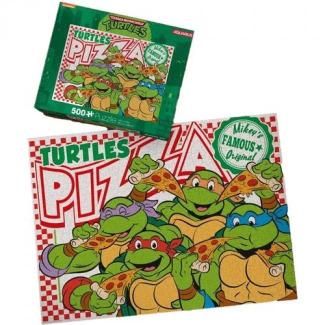 Aquarius Aquarius Teenage Mutant Ninja Turtles 500 Pc Puzzle Pizza — product photo