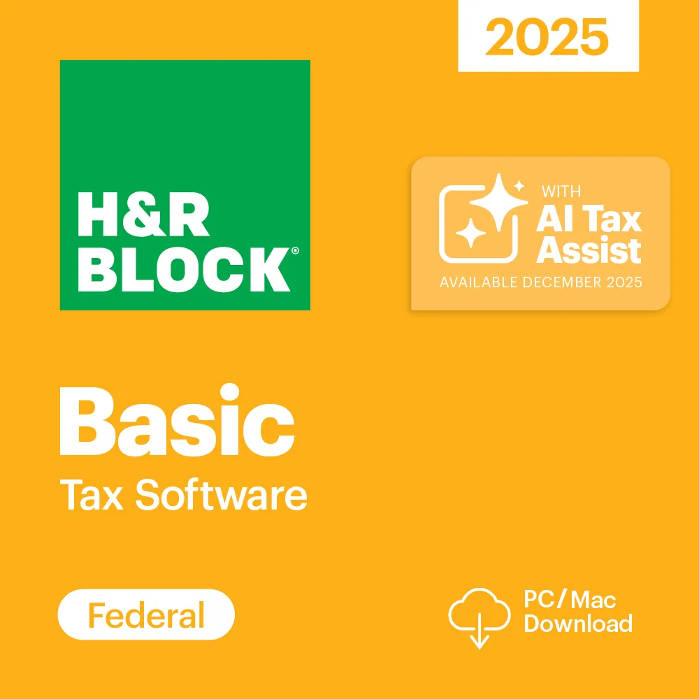 H&amp;R Block H&amp;R Block 1013800-25 Basic 2025 Tax Accounting — product photo