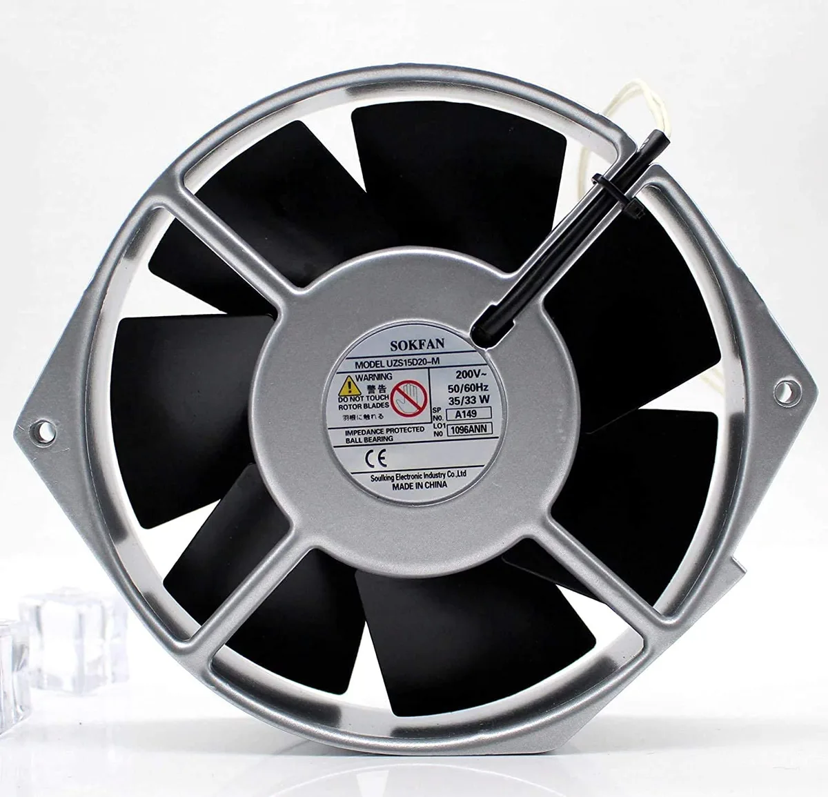 CAFELE CAFELE UZS15D20-M 200V 172mm 35/33W case fan — product photo