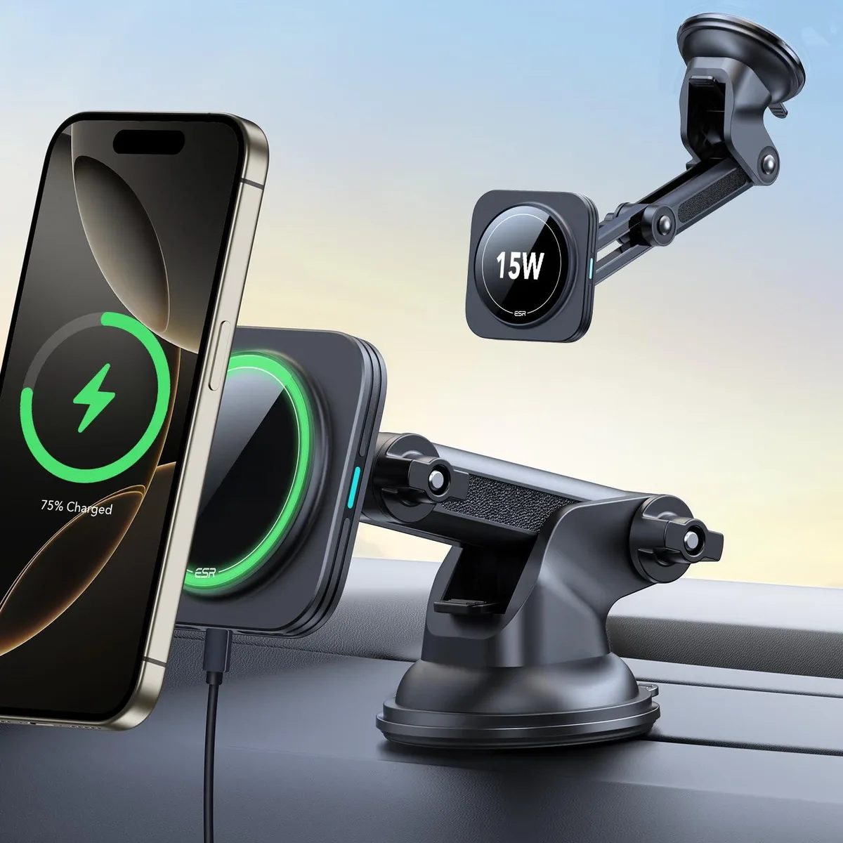 ESR 2407770011 15W MagSafe Dashboard Phone Mount — product photo