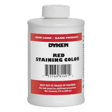 Dykem Dykem 81491 Opaque Staining Fluid Red 8 oz — product photo
