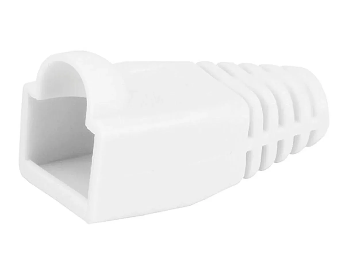Monoprice Inc. Monoprice 107275 RJ45 Strain Relief Boots 50 pcs White — product photo