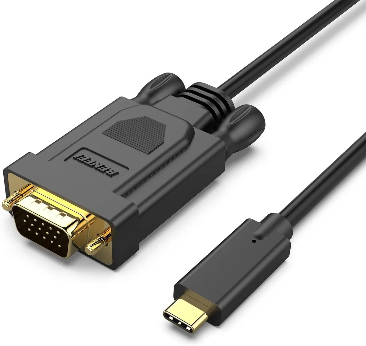 Brainwavz Brainwavz USB C to VGA 3 Feet Cable Thunderbolt 3/4 Compatible — product photo