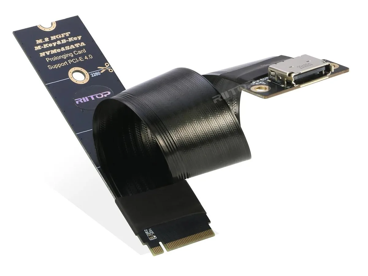 RIITOP RIITOP M.2 NVMe to OCuLink SFF-8612 Extender 15cm — product photo