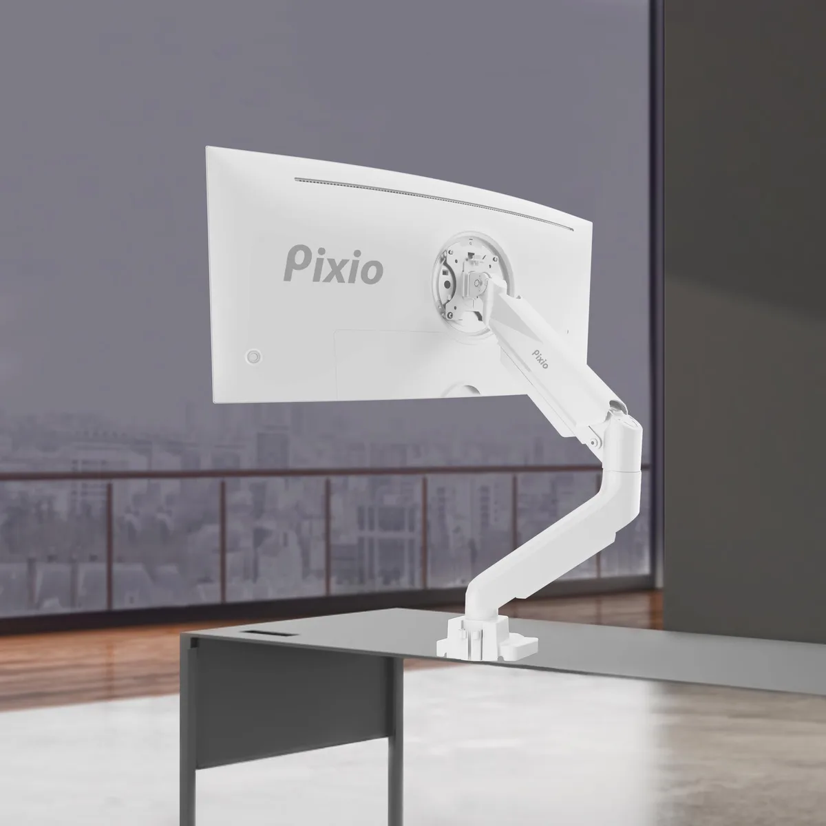 Pixio Pixio PS2S White Edition Monitor Arm 12x18x5in 11lbs — product photo