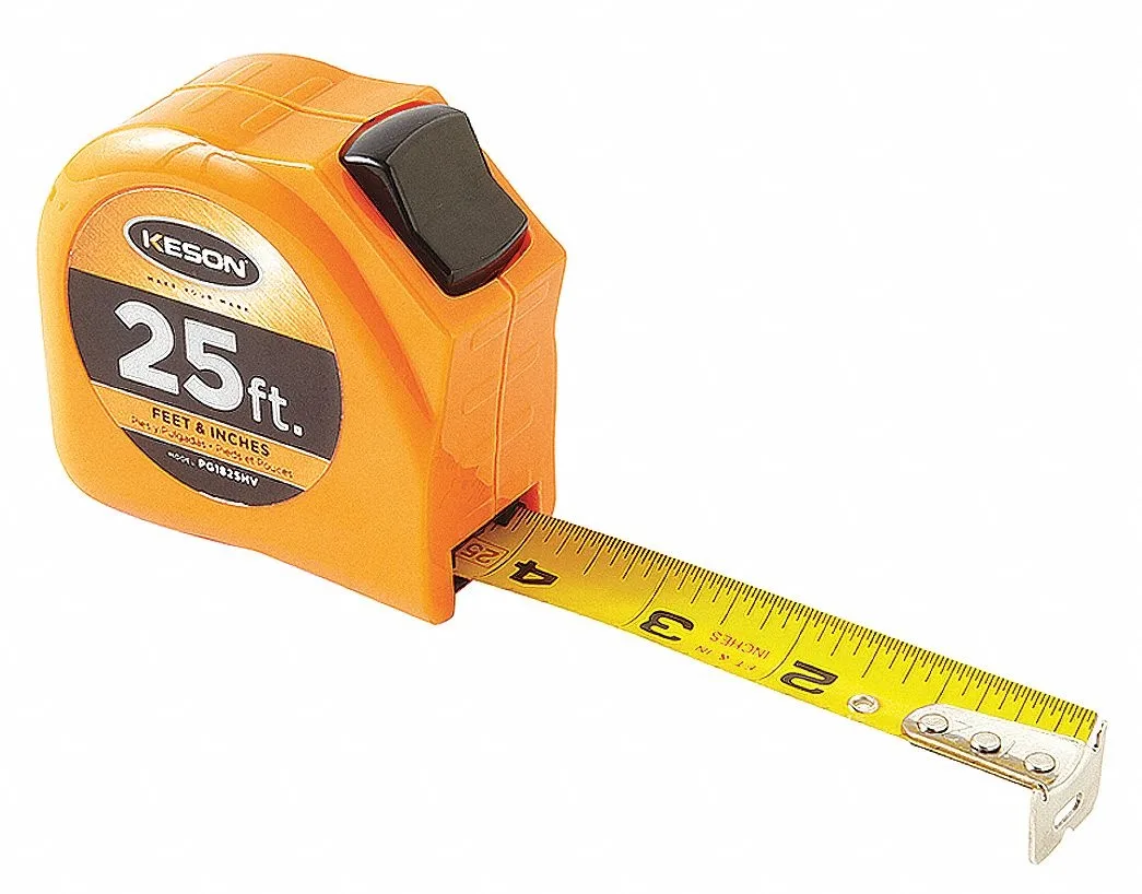 Keson Industries Keson Industries PGT1825V Tape Measure 1 in x 25 ft Orange — product photo