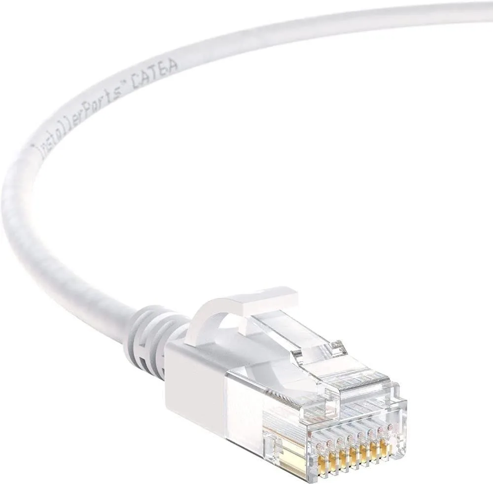 ARCTIC ARCTIC Cat6A Slim Ethernet Cable 28AWG 550MHz 5ft White 10-pack 2 in 1 accessory — product photo