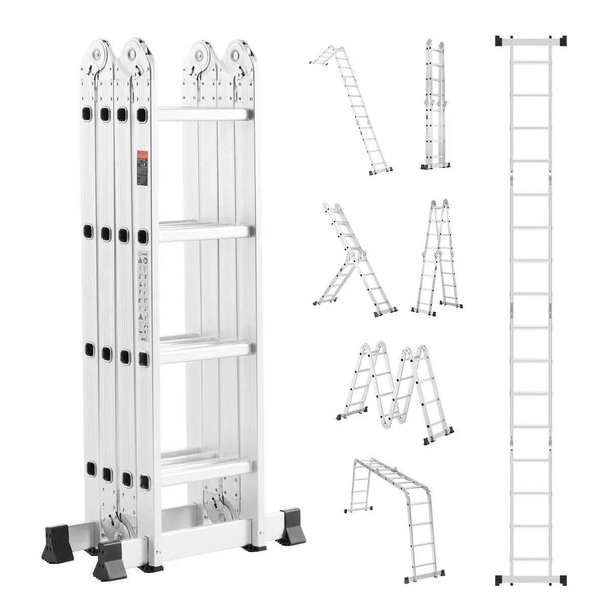 VEVOR VEVOR KMP404 7-in-1 Folding Ladder 15.5ft 330lbs — product photo