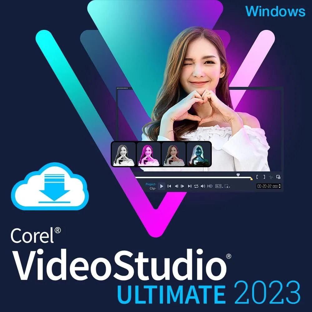 Corel Corel ESDVS2023ULML VideoStudio Ultimate 2023 design — product photo