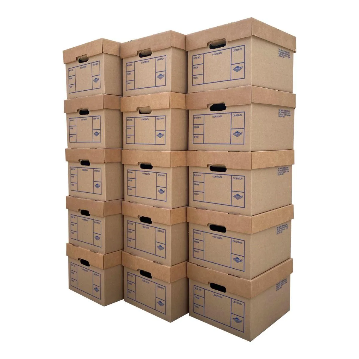UBMOVE UBMOVE File Boxes 200# Small 15x12x10 15 Pack — product photo