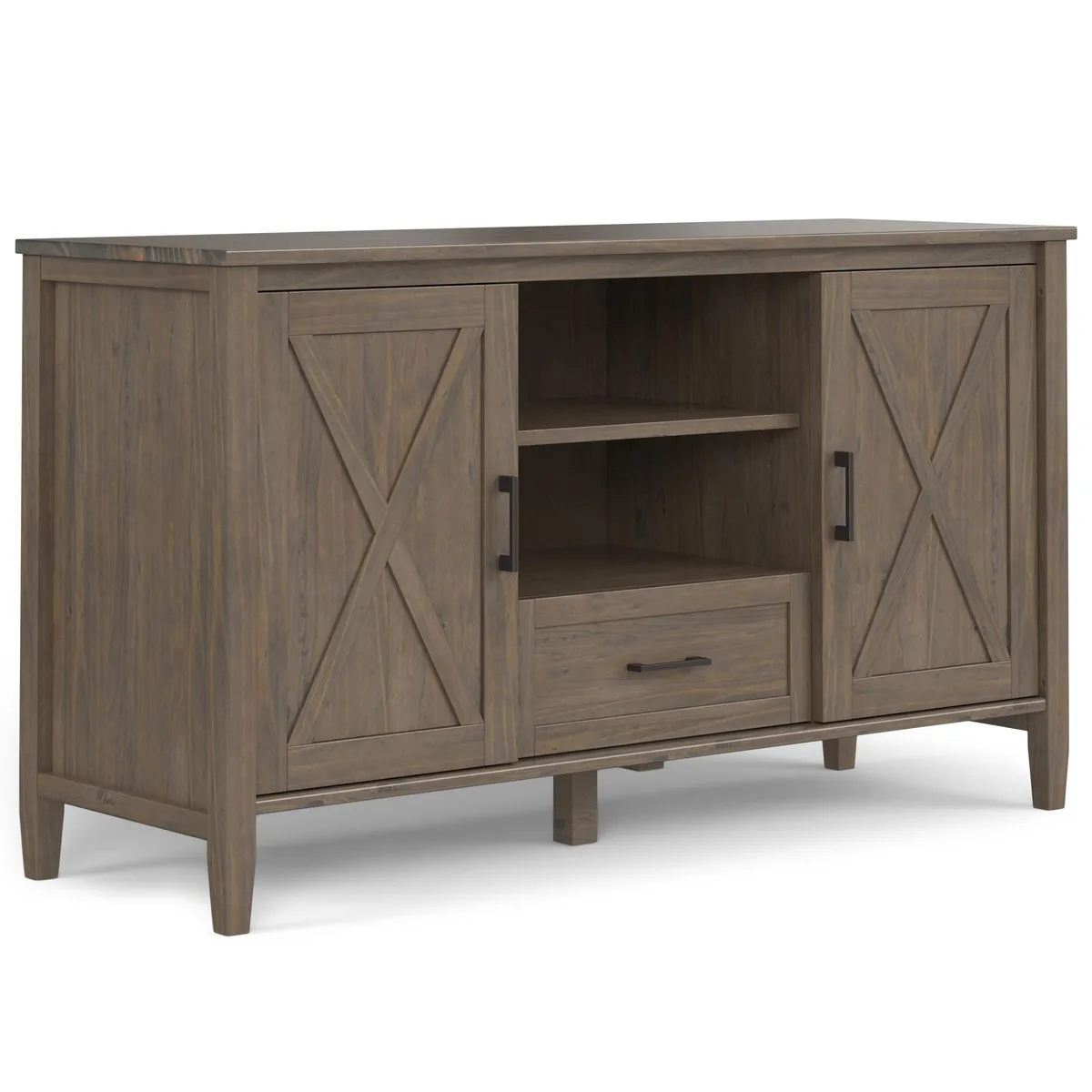 tuphen tuphen Ela Medium TV Stand Smoky Brown 53" wide 60" TV max — product photo