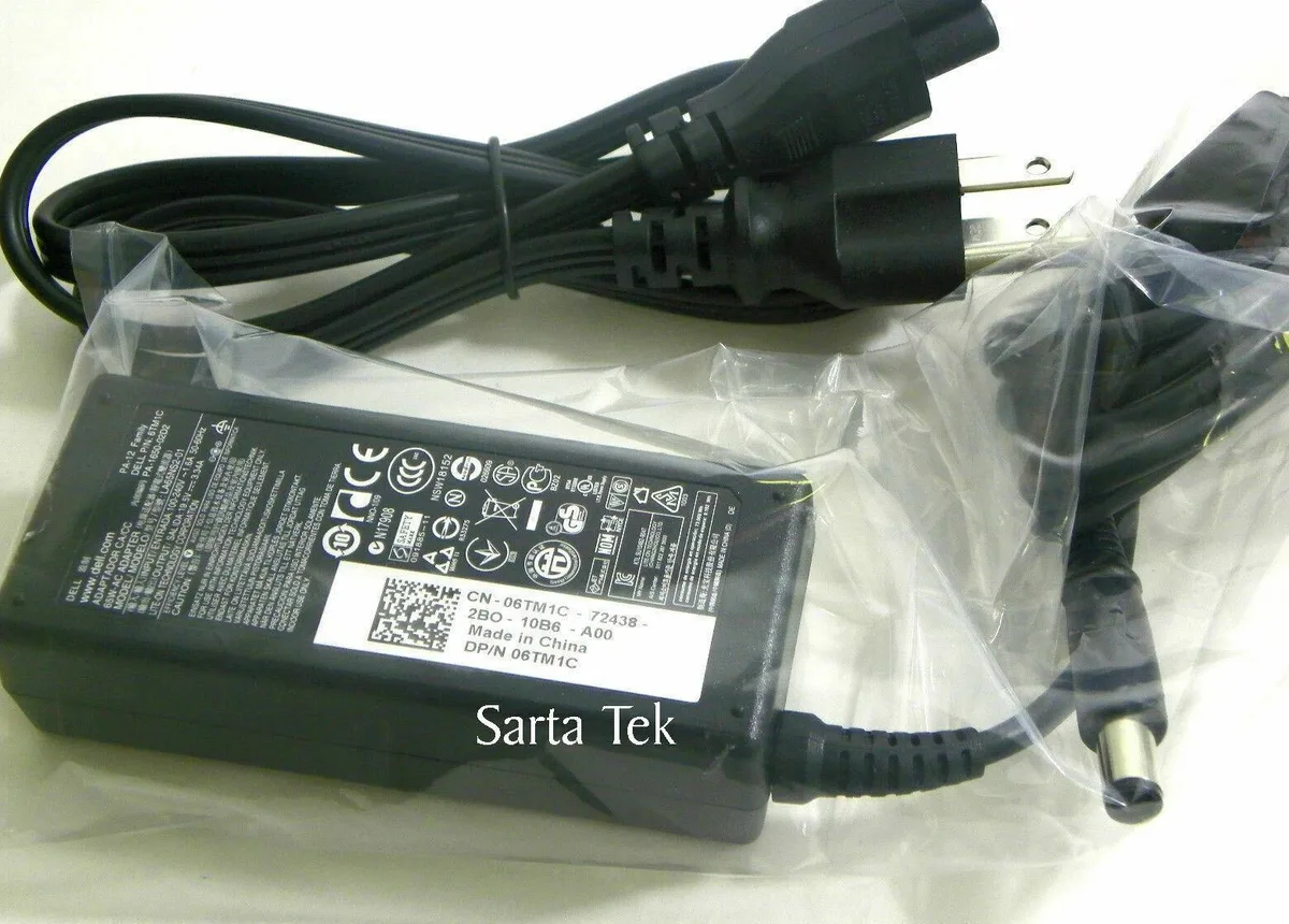 DELL DELL 65W AC Adapter 19.5V 6TM1C 01XRN1 9RN2C 98R6C — product photo
