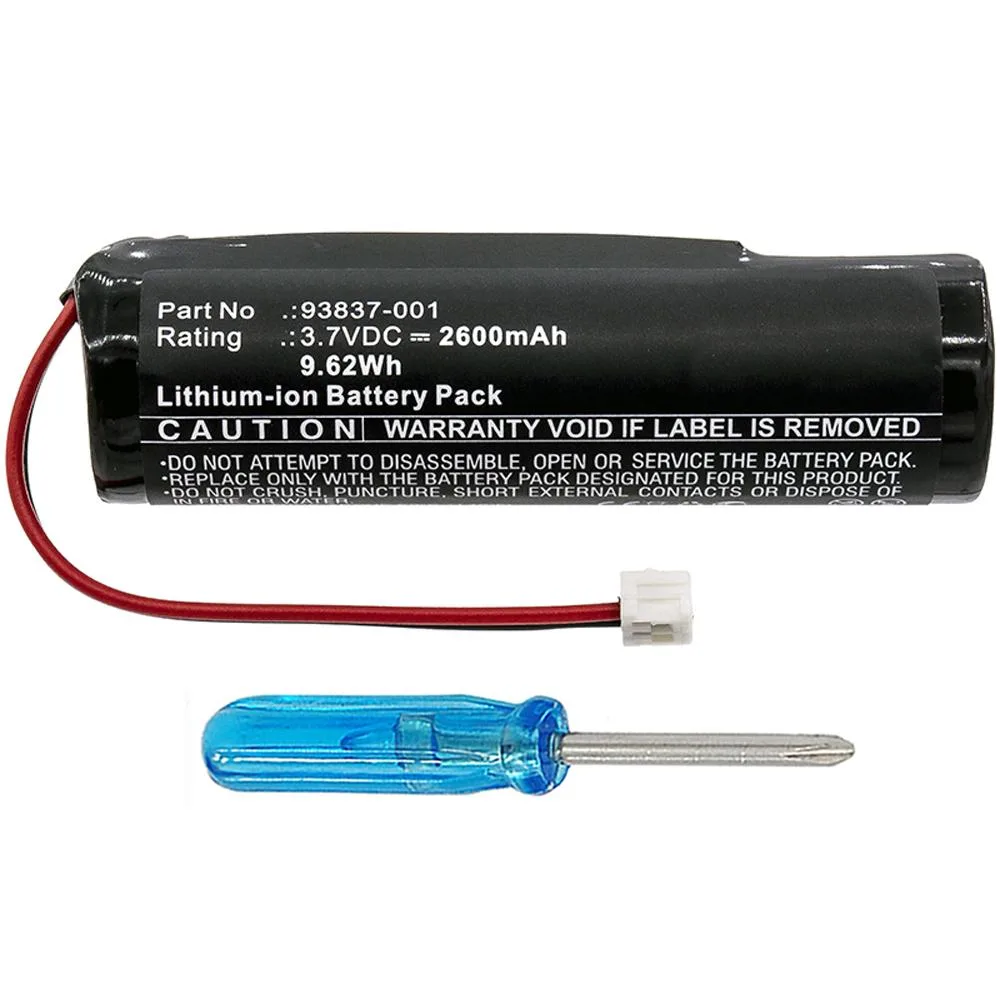MPF Products MPF Products 2600mAh 3.7V 9.6Wh Li-ion Battery Pack 93837-001 93837-200 — product photo