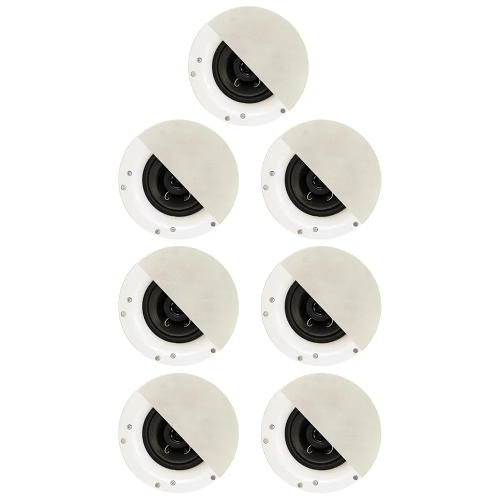 Goldwood Sound, Inc. Goldwood Sound R192 7-piece frameless in-ceiling speaker set 5.25" 2-way — product photo