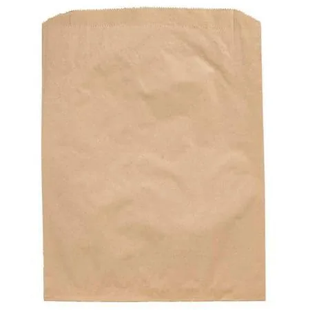 Zoro Select Zoro Select 14888 Pinched Bottom Merchandise Bag 14x3x21 Kraft Pk500 — product photo