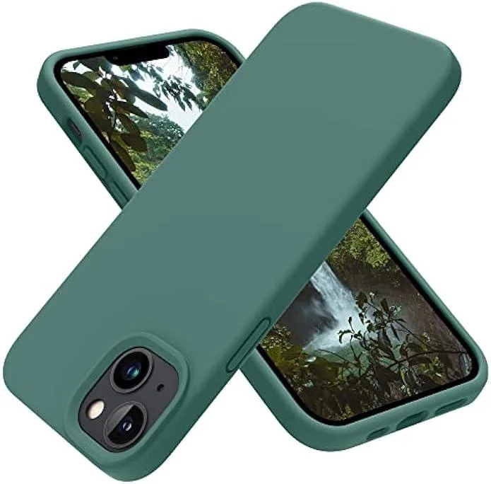 iworkmart iworkmart iPhone 14 Case Silicone Pine Green 6.1 inch — product photo