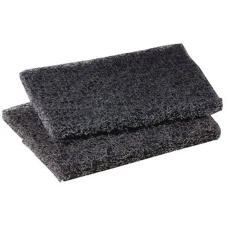 Gray rectangular polishing pad, pack of 10