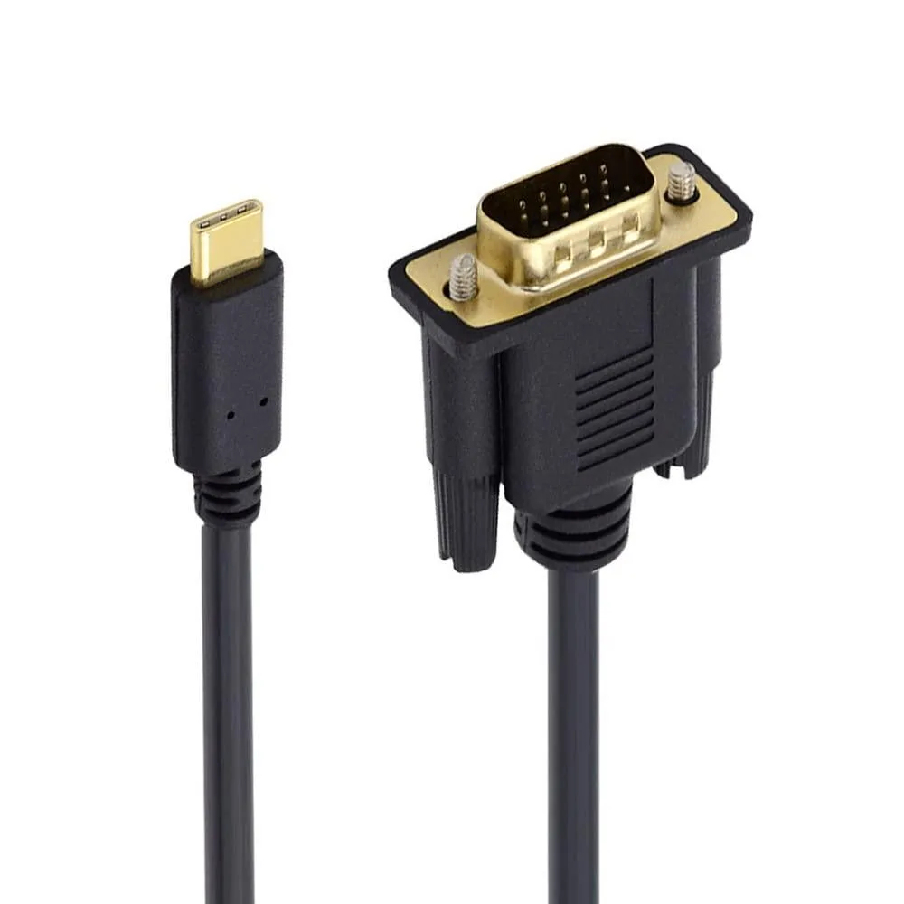 Vszerda Vszerda USB-C to VGA 1080P 60Hz 1.8m cable — product photo