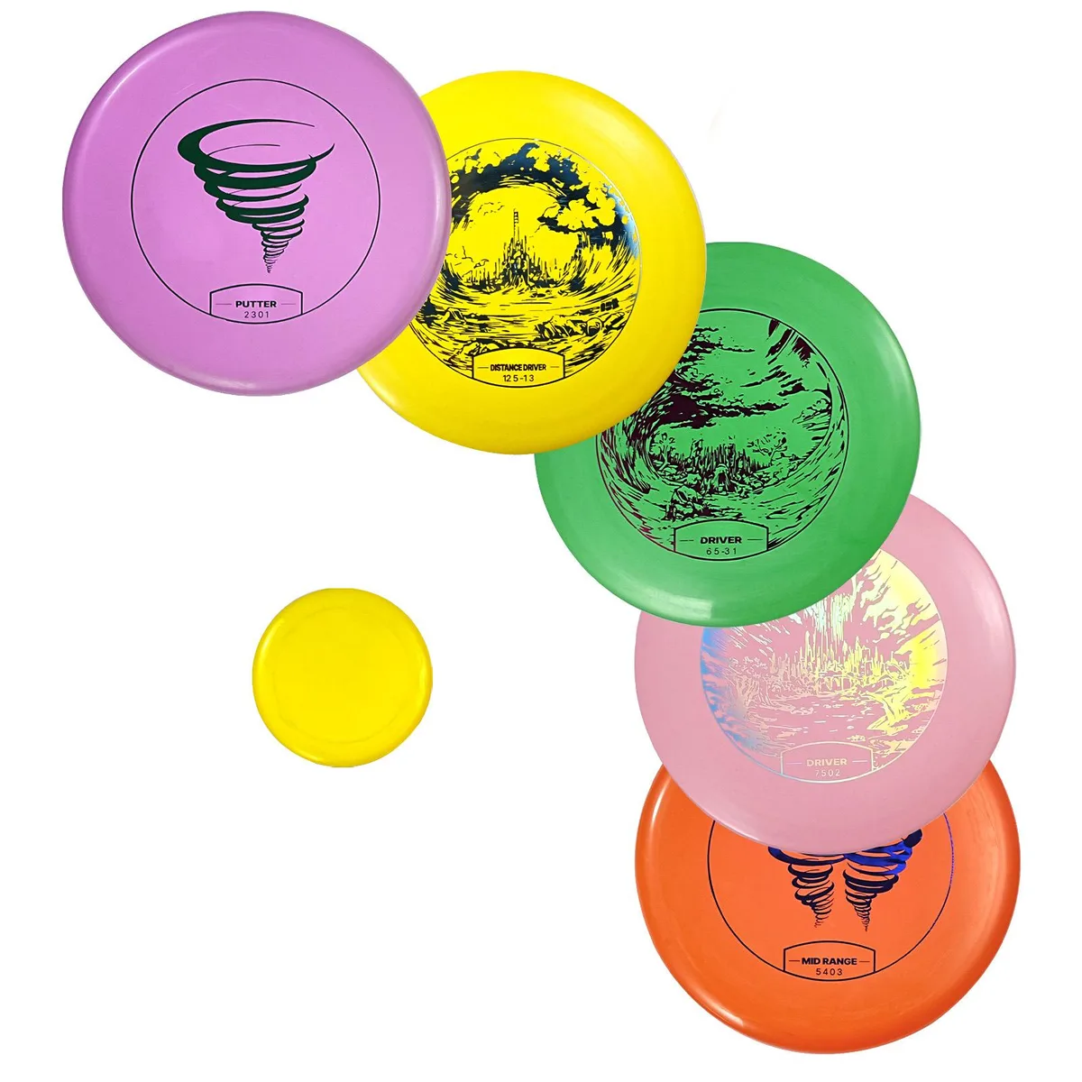 VEVOR VEVOR Disc Golf Set 5+1 Discs TPE 1.91 lbs — product photo