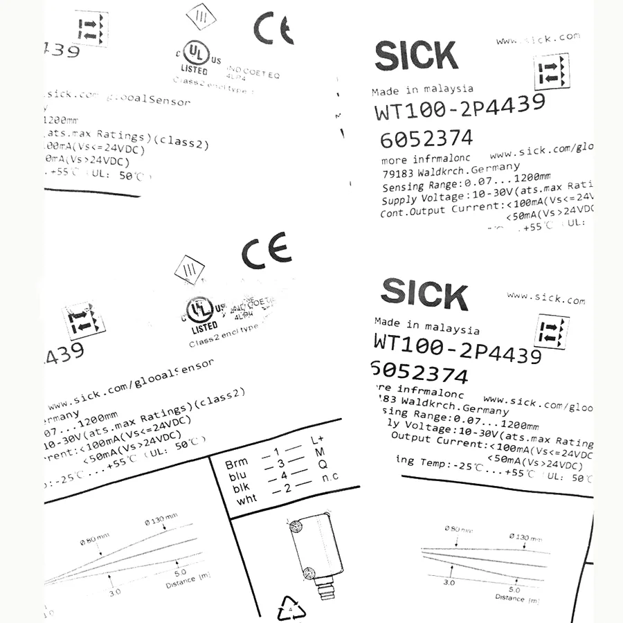 Sick Sick WT100-2P4439 Miniature Photoelectric Sensor PNP — product photo