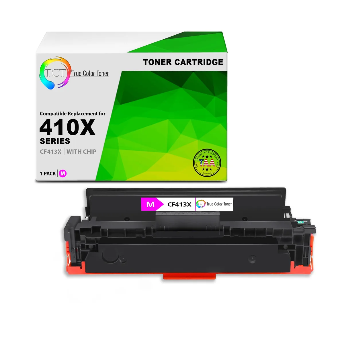 True Color Toner True Color Toner CF413X Magenta High Yield Toner Cartridge 5000 Pages — product photo