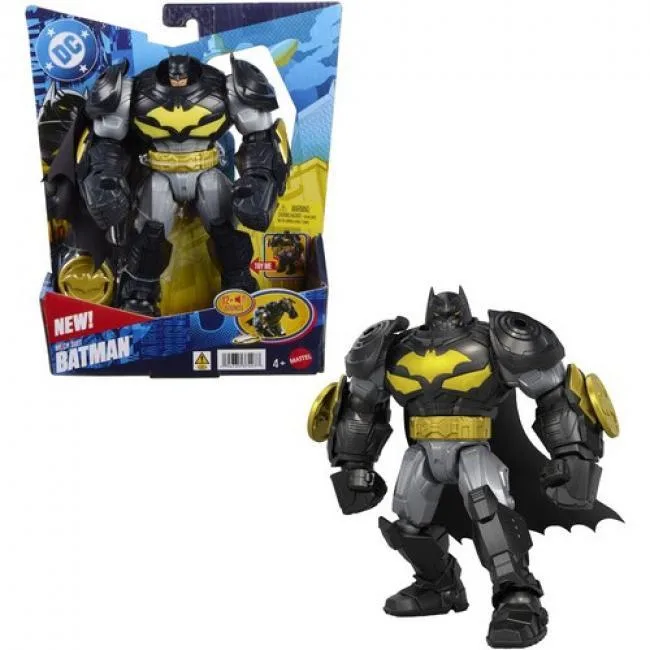 Mattel Mattel JMD86 DC Mech Suit Batman Action Figure 7.25 inch 14 joints 12 sounds — product photo