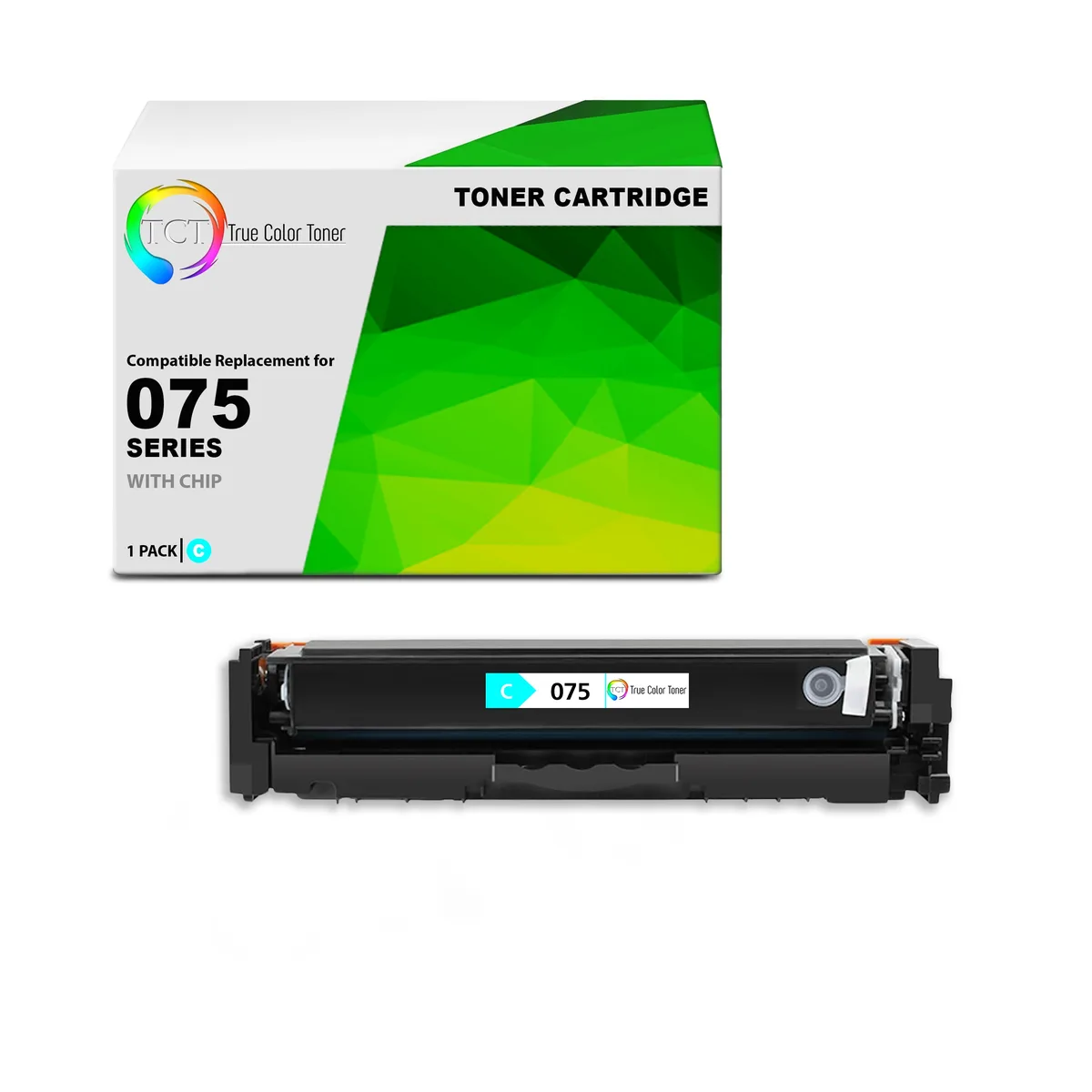 TCT TCT 075 Cyan Toner Cartridge for Canon 075 — product photo