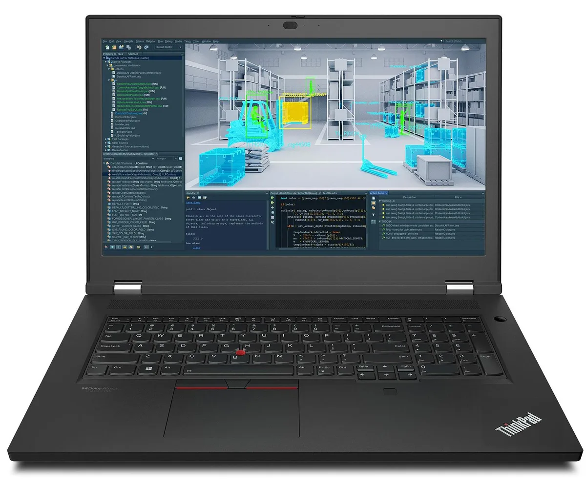 Lenovo Lenovo ThinkPad P17 Gen 2 laptop i7-11800H RTX A2000 64GB 2x1TB RAID 1 17.3" 4K — product photo