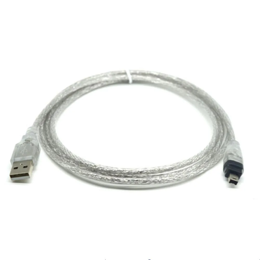 Ruth's sister Ruth's sister 1.5m USB Male to Firewire IEEE 1394 4 Pin Male iLink Adapter Cord international power cord — product photo