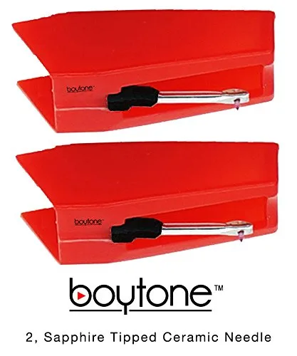 Boytone Boytone Sapphire Tipped Ceramic Replacement Needle Pack of 2 — product photo