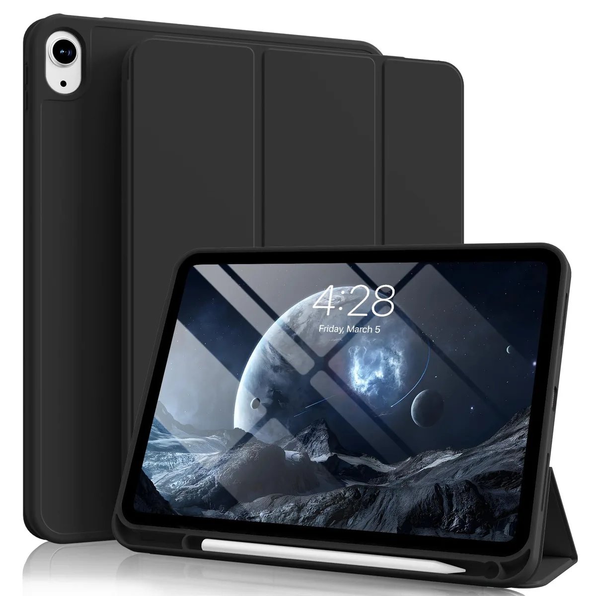  ZKTUYU A3354 iPad (A16) 11th/10th Gen 11/10.9 in Case Black — product photo