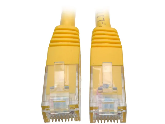 Tripp Lite Tripp Lite N200-010-YW network ethernet cable 10ft Cat6 550MHz 24AWG Yellow — product photo