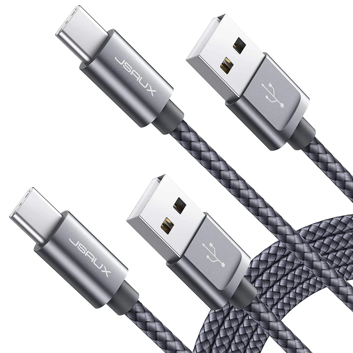 Thinkstar Thinkstar Jpjsatyc2000Grey 2-pack 6.6ft USB-C cable 3A grey — product photo