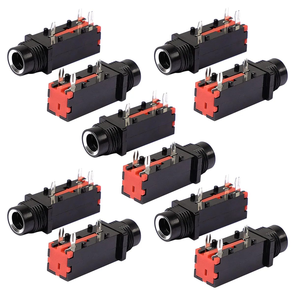 Unique-Bargains Unique-Bargains 6.35mm Mono Jack Panel Mount 10 Pcs — product photo