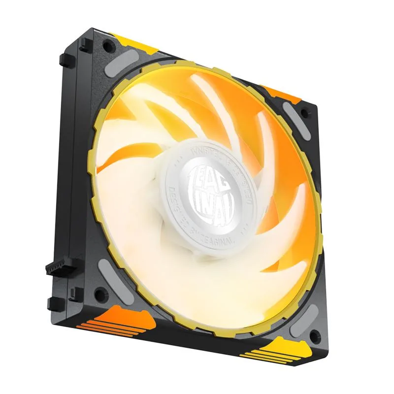 YESTON YESTON Zeaginal ZC-ZHUISHEN Black ARGB 120mm Case Fan — product photo