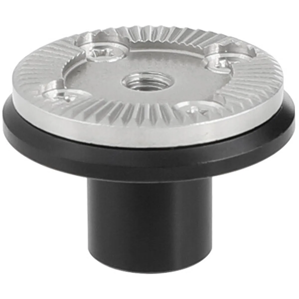 Aluminium ARRI rosette with M6 thread and 15mm micro rod clamp, 27.5g
