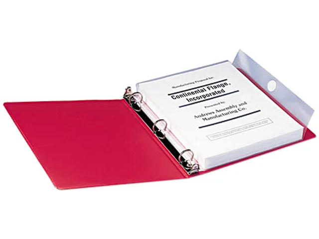 Smead Smead 89500 Clear Poly Binder Pockets 3 Pack — product photo