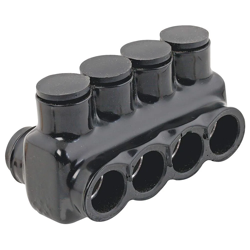 Polaris nsi Polaris nsi IPLD600-4B Multitap Connector Alum Blk Hex 4Port — product photo