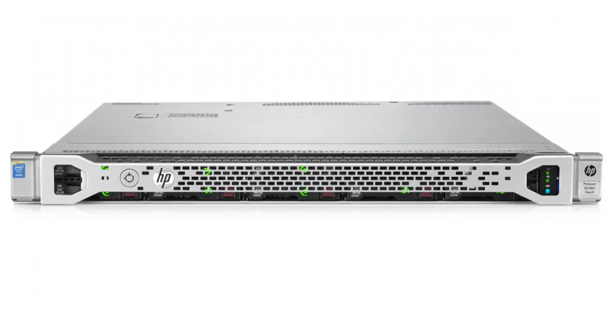 HP HP ProLiant DL360 Gen9 1U Rack Server 2×Xeon E5-2630 v3 32GB DDR4 1TB SATA SSD — product photo