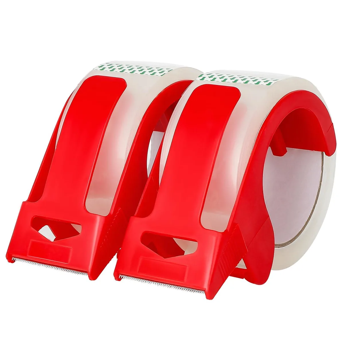Royal 22-8 Clear Packing Tape 2.7mil 1.88in x 55yd 2-Pack with Dispenser — product photo
