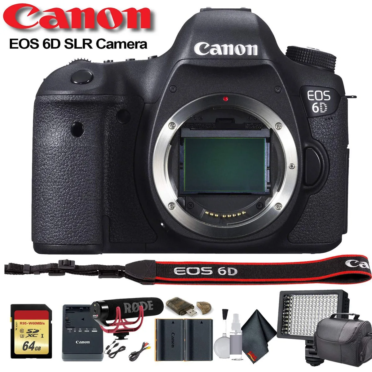 Canon Canon EOS 6D DSLR Camera (8035B002) Advanced Bundle — product photo