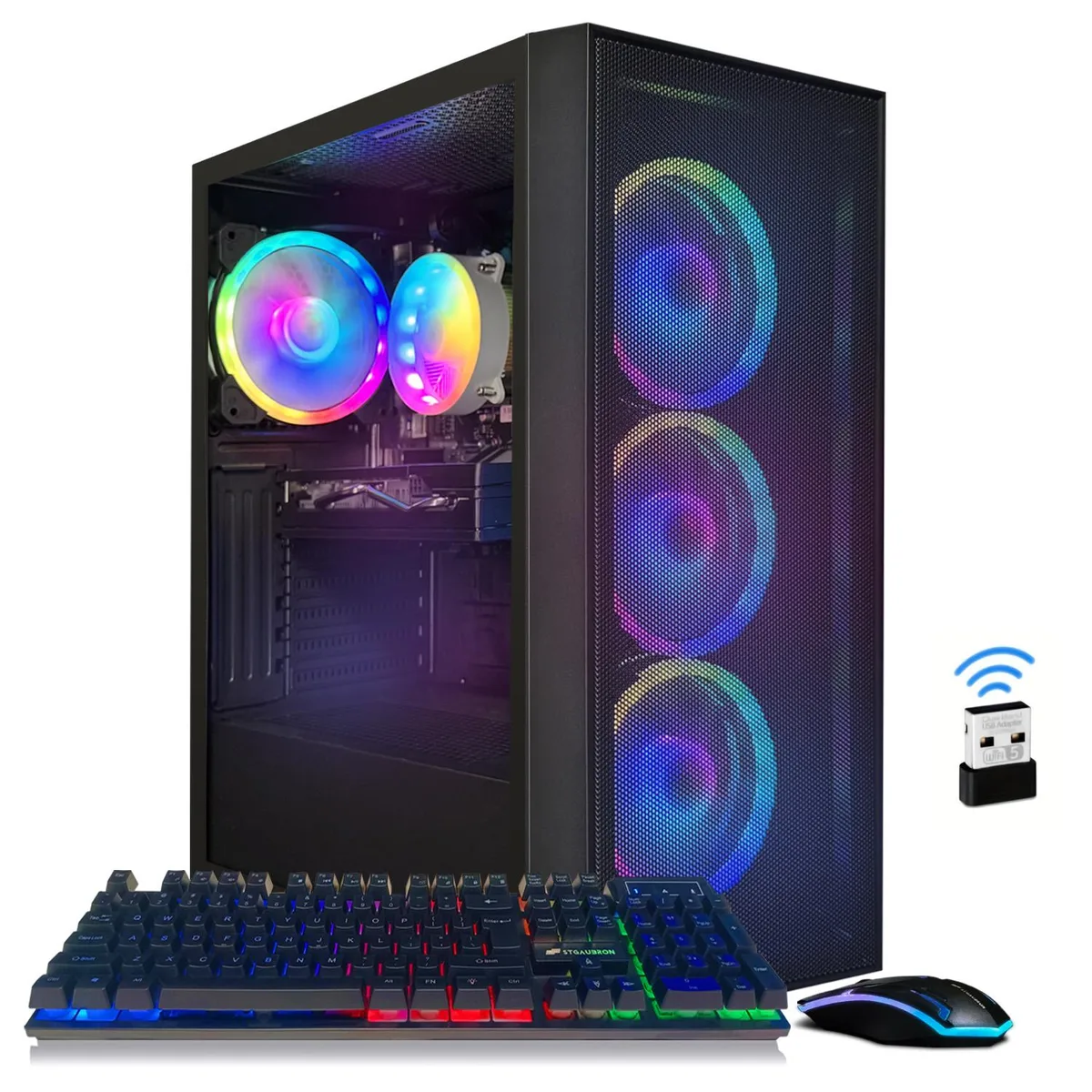 STGAubron STGAubron desktop PC Intel Core i7-8750H Radeon RX 580 8G 16GB DDR4 512GB SSD — product photo