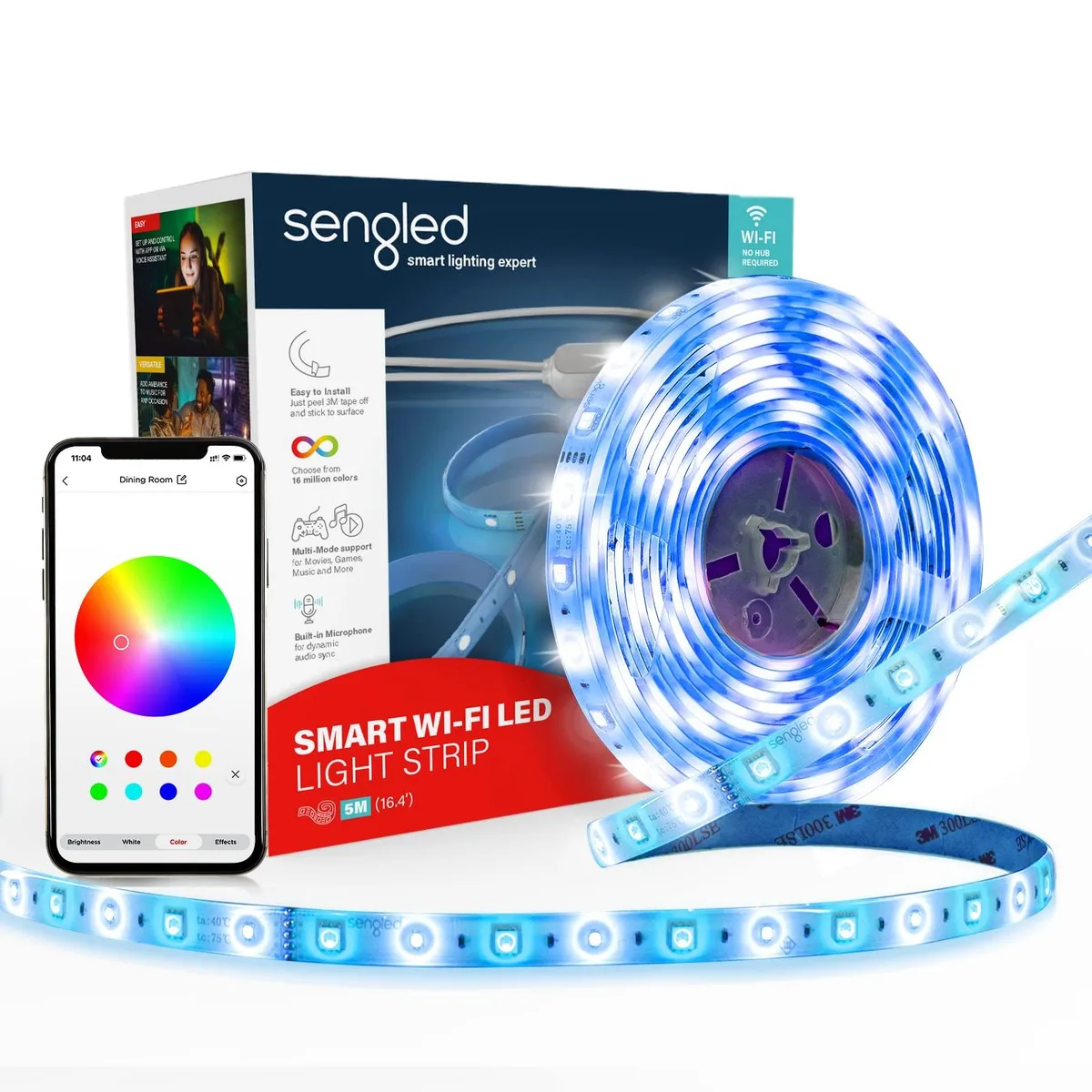 TP-LINK W1G-N84F 16.4ft RGB LED Strip Light — product photo
