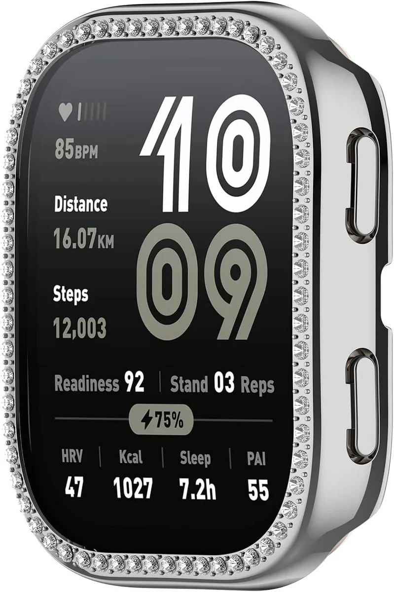 ETEIZU ETEIZU Bling Bumper Case for Amazfit Bip 6 (Silver) — product photo