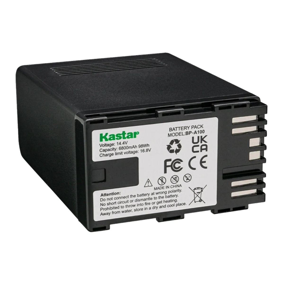 Kastar Kastar BP-A100 2-Pack 98Wh Li-Ion Camera Battery — product photo