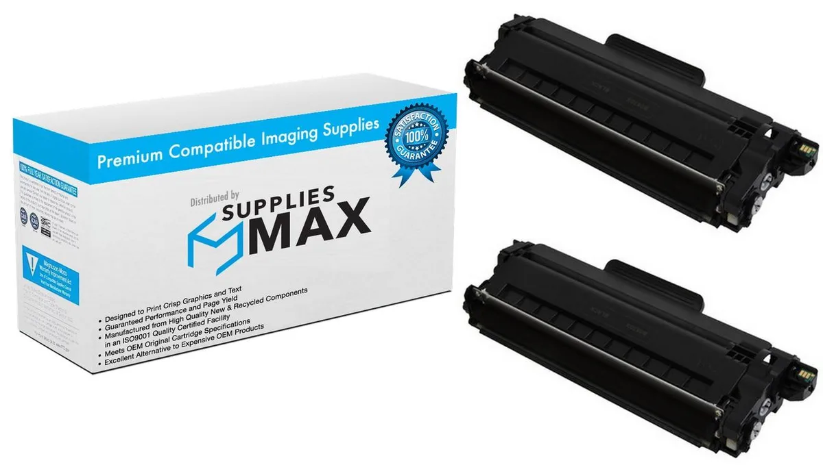 SuppliesMax SuppliesMax BRTTN-830XL_2PK Black Toner Cartridge 2 Pack 3000 Pages — product photo