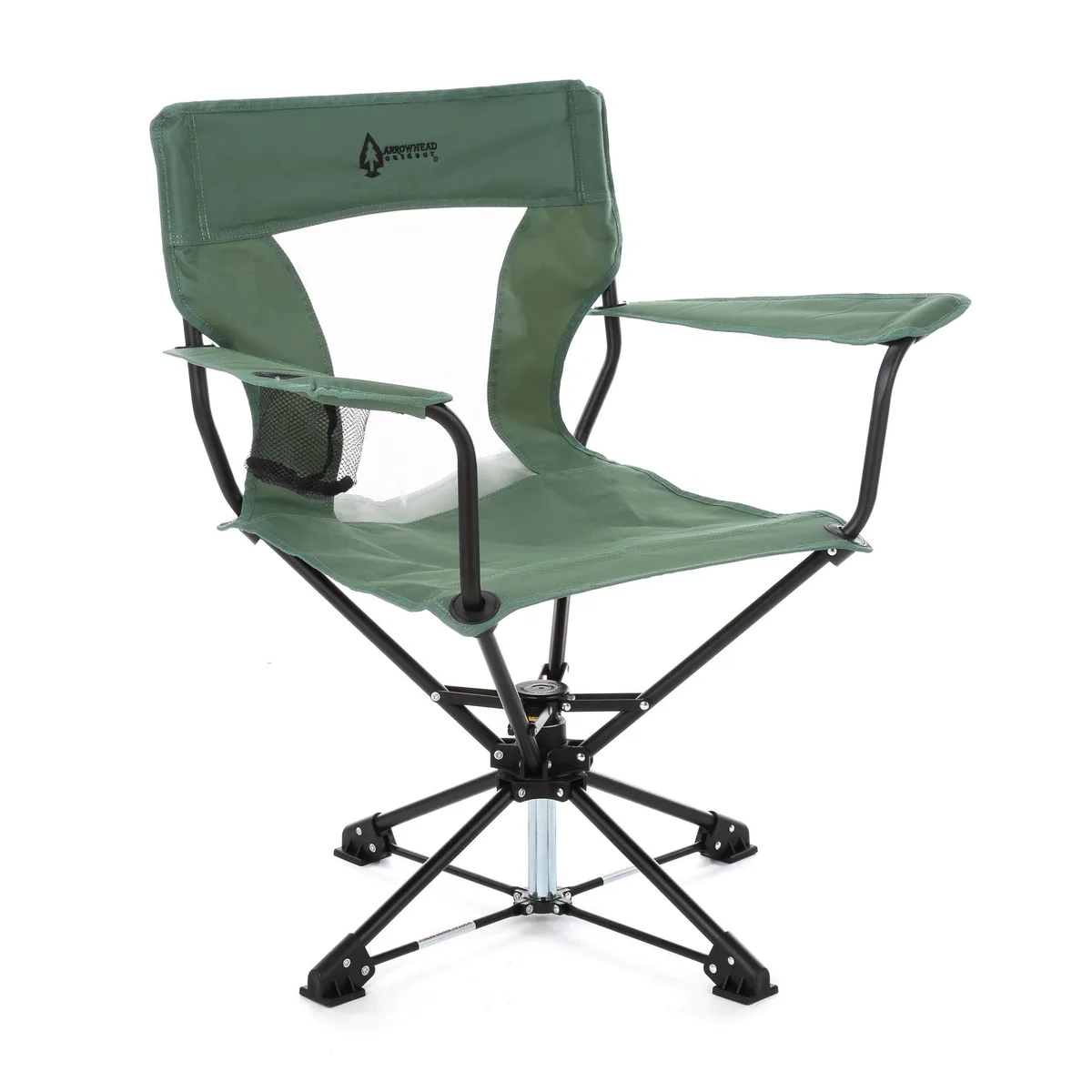 ARROWHEAD OUTDOOR ARROWHEAD OUTDOOR KKS0315U 360° Swivel Camp Chair 450lb 600D Canvas — product photo